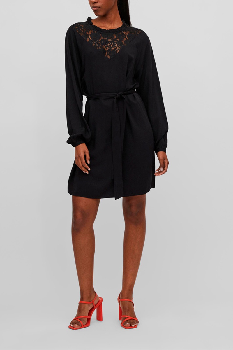 Robe droite Noir