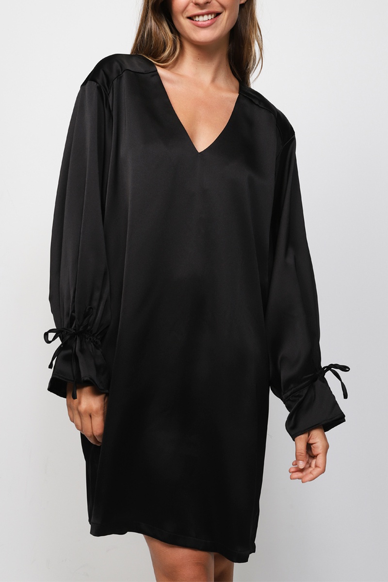 Robe droite Noir