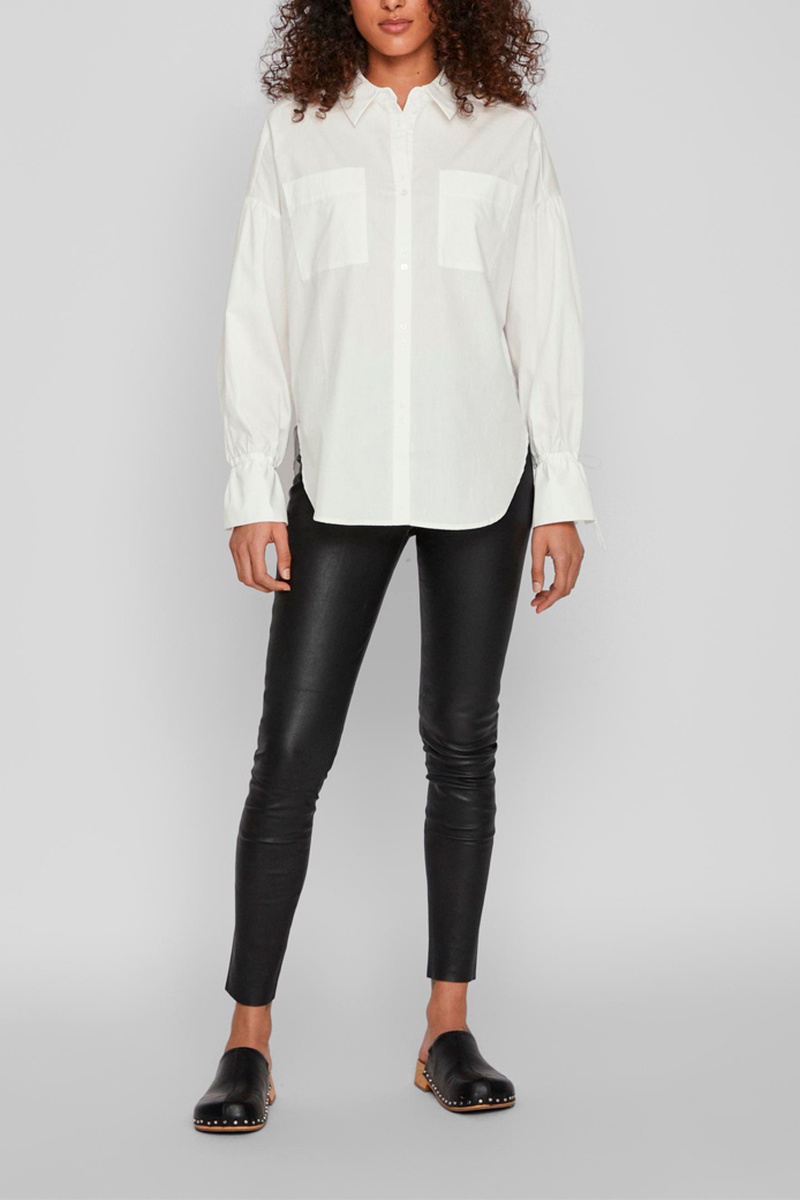 Chemisier Blanc chiné