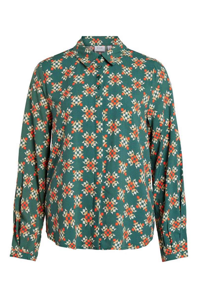 Chemisier regular Vert foncé