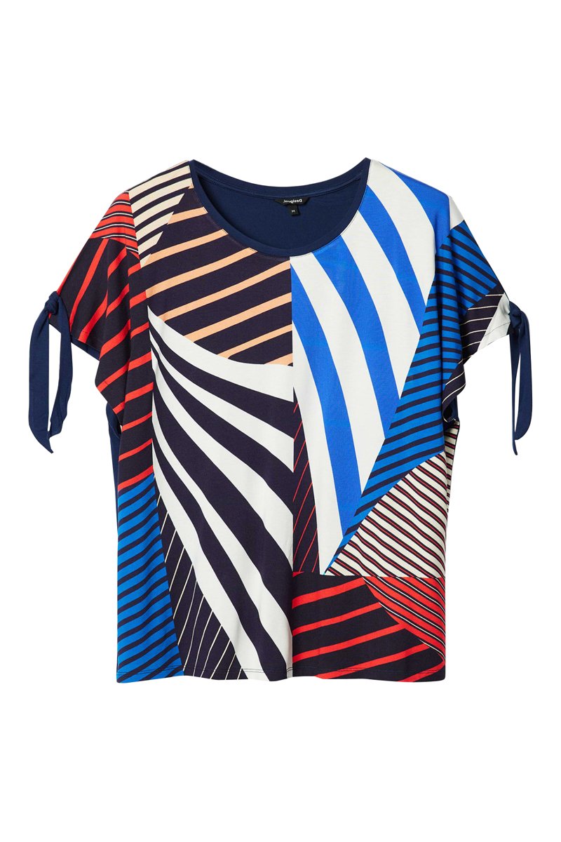 T-shirt regular Beatriz - Bleu marine