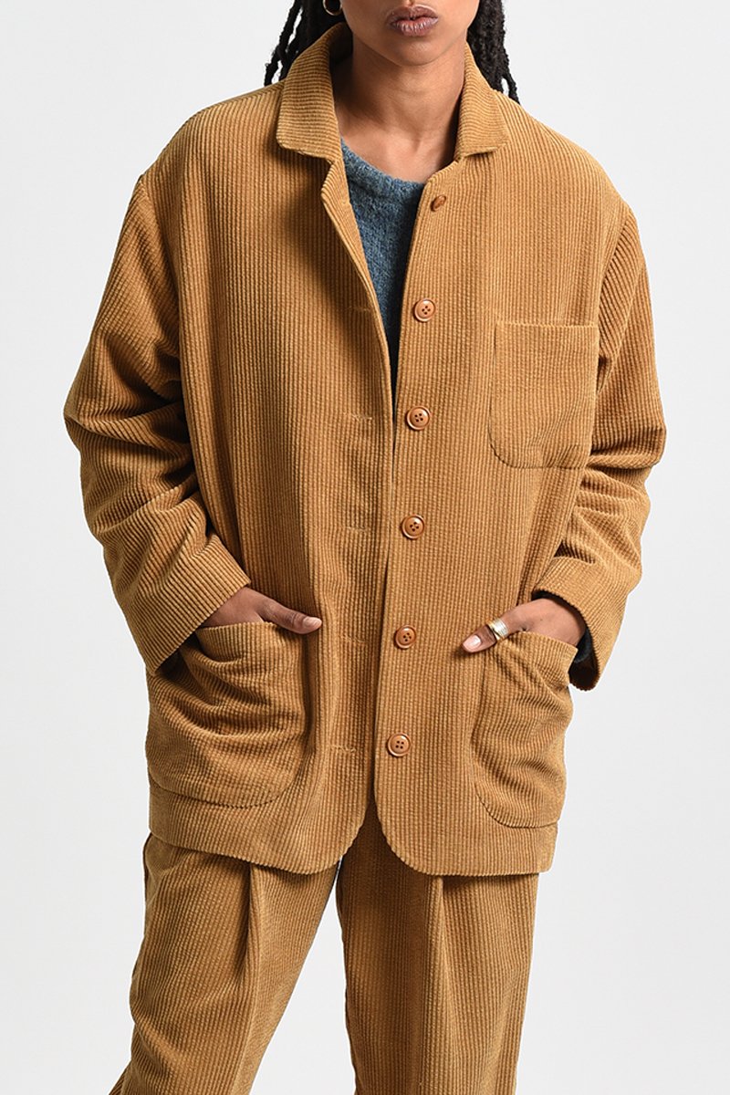 Veste en velours Camel - Molly Bracken