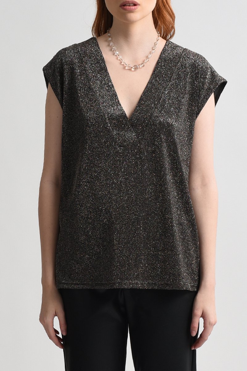 Top Noir chiné - Molly Bracken