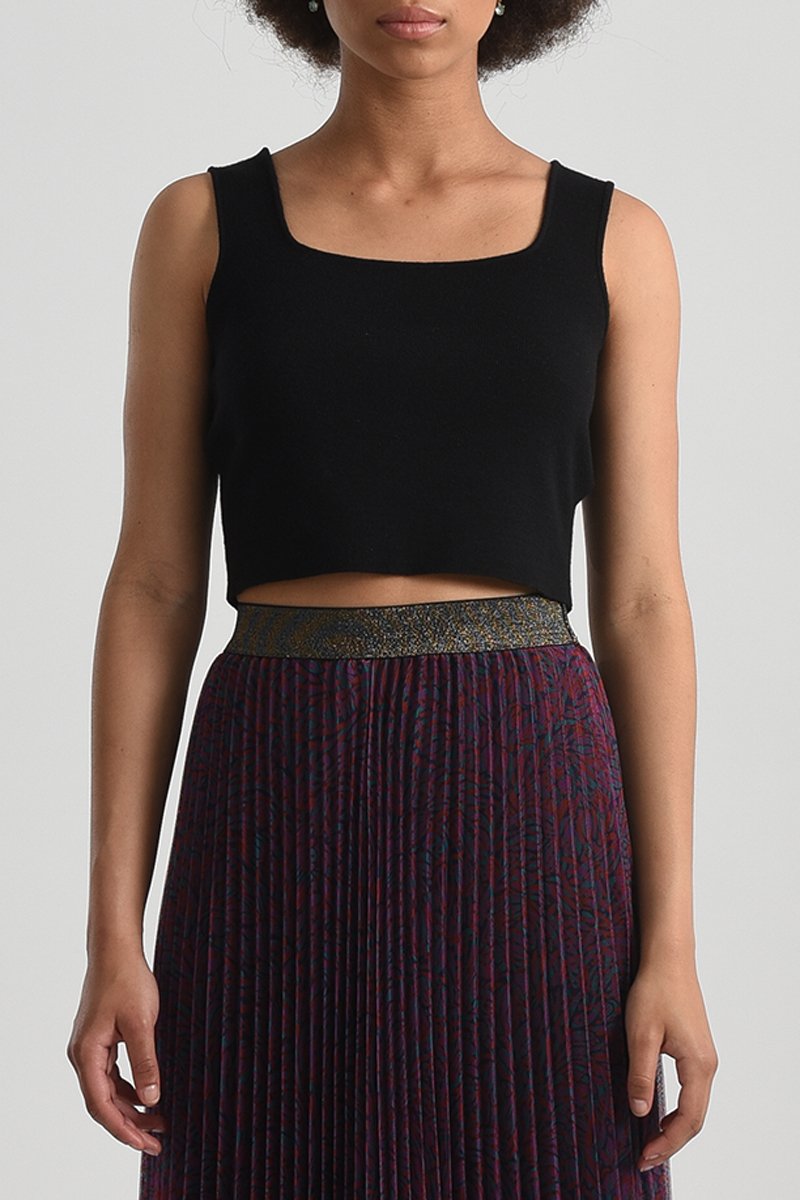 Crop top Noir - Lili Sidonio