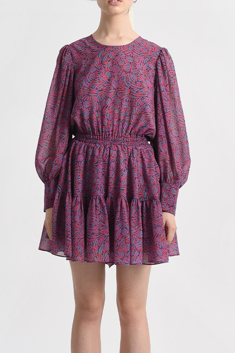 Robe patineuse Mauve - Lili Sidonio