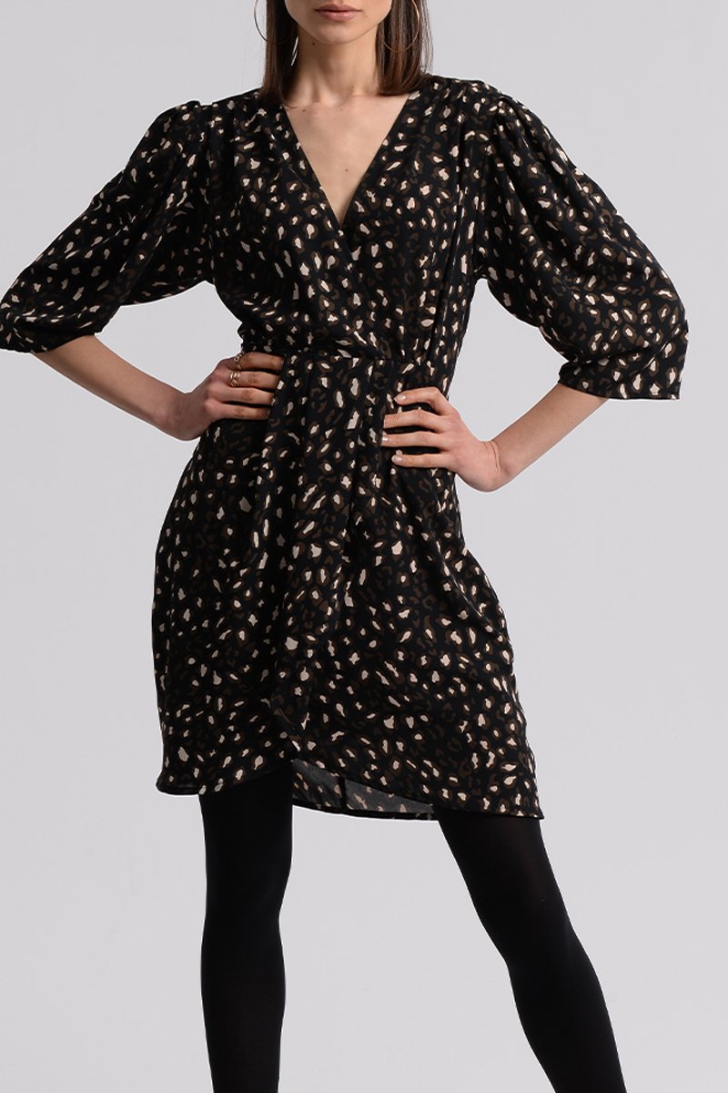 Robe droite Noir et marron - Molly Bracken