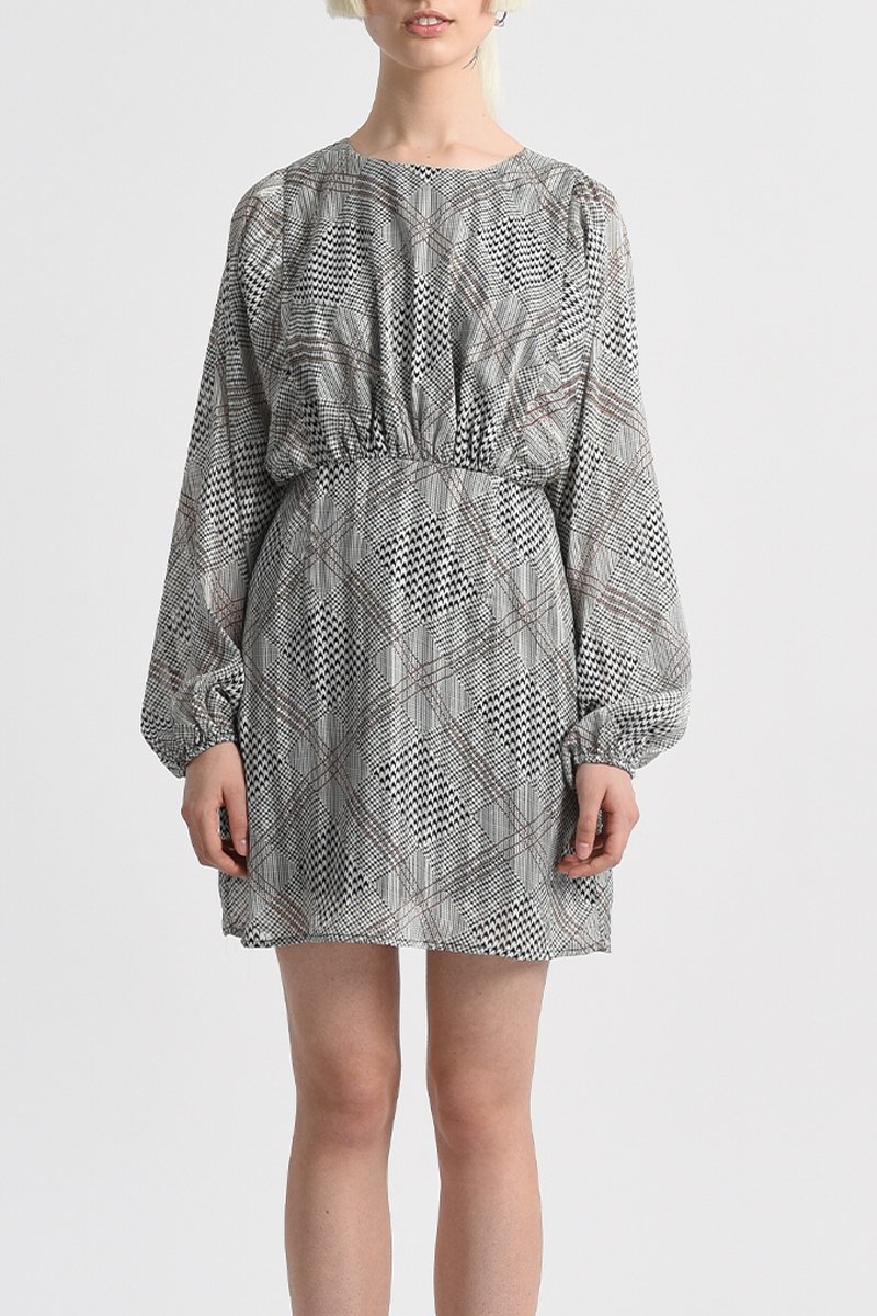 Robe patineuse Noir et blanc - Lili Sidonio