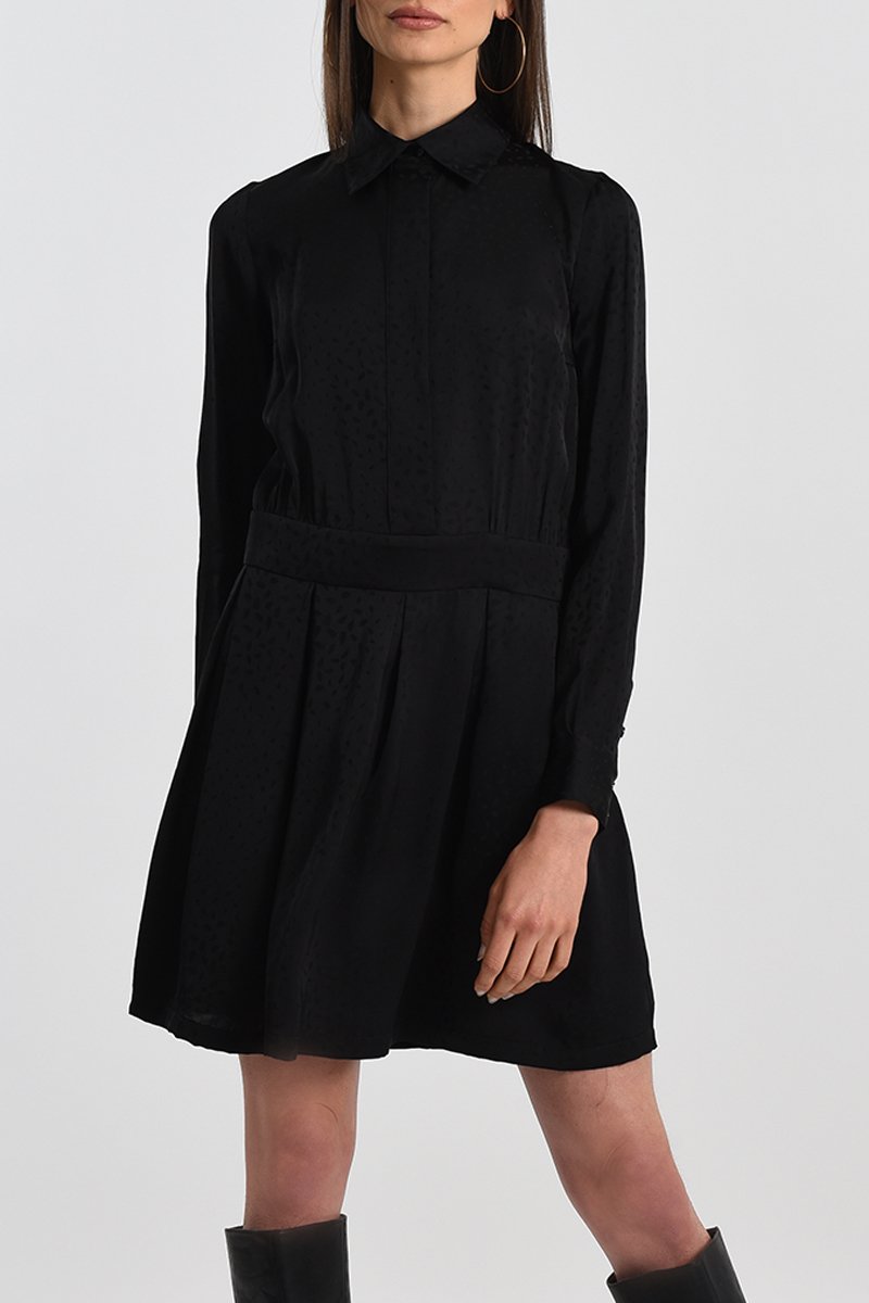 Robe plissée Noir - Premium Bracken