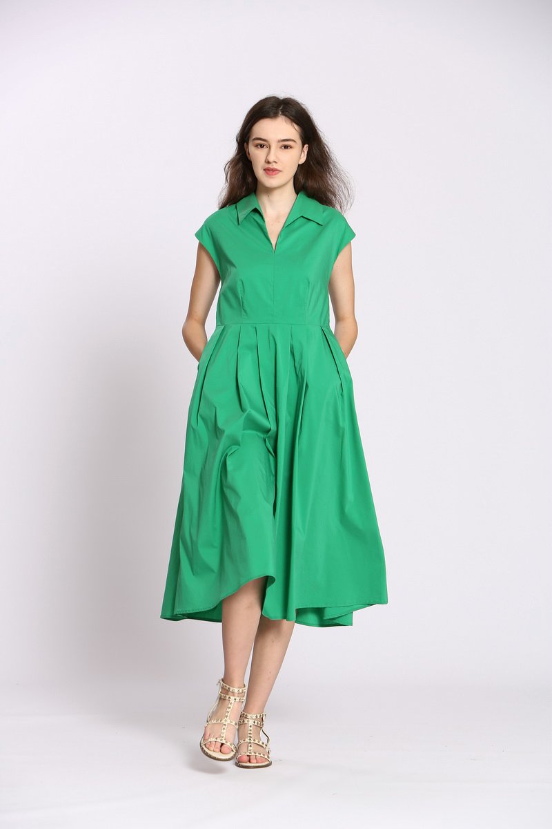 Robe chemise - Vert