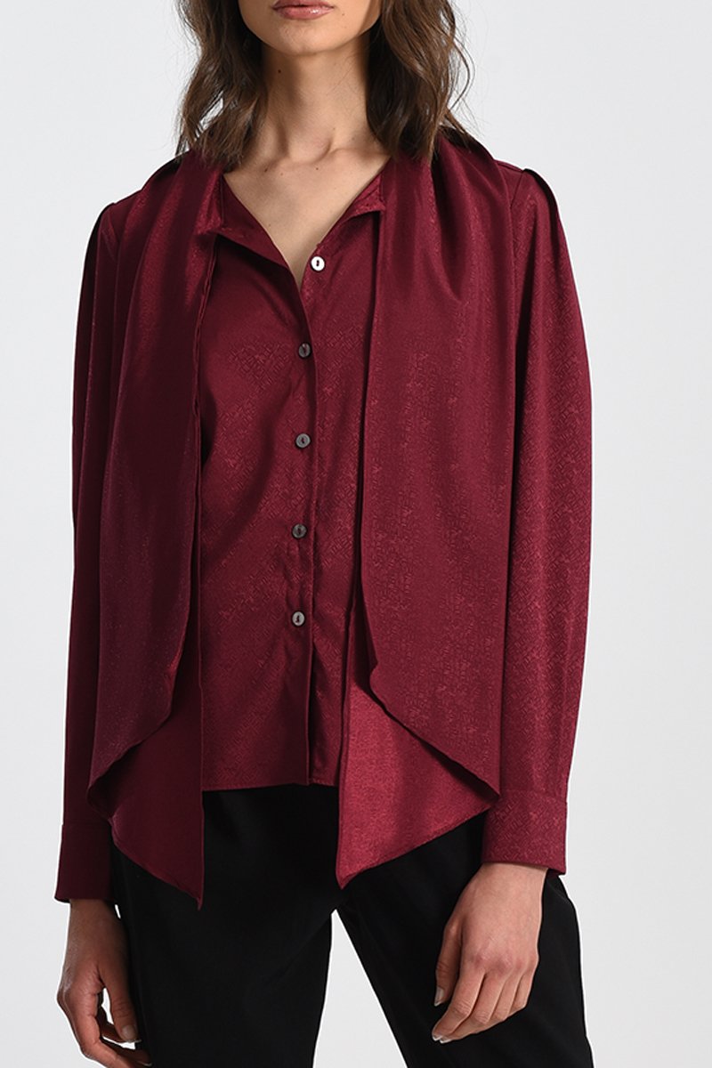 Chemisier Bordeaux - Molly Bracken