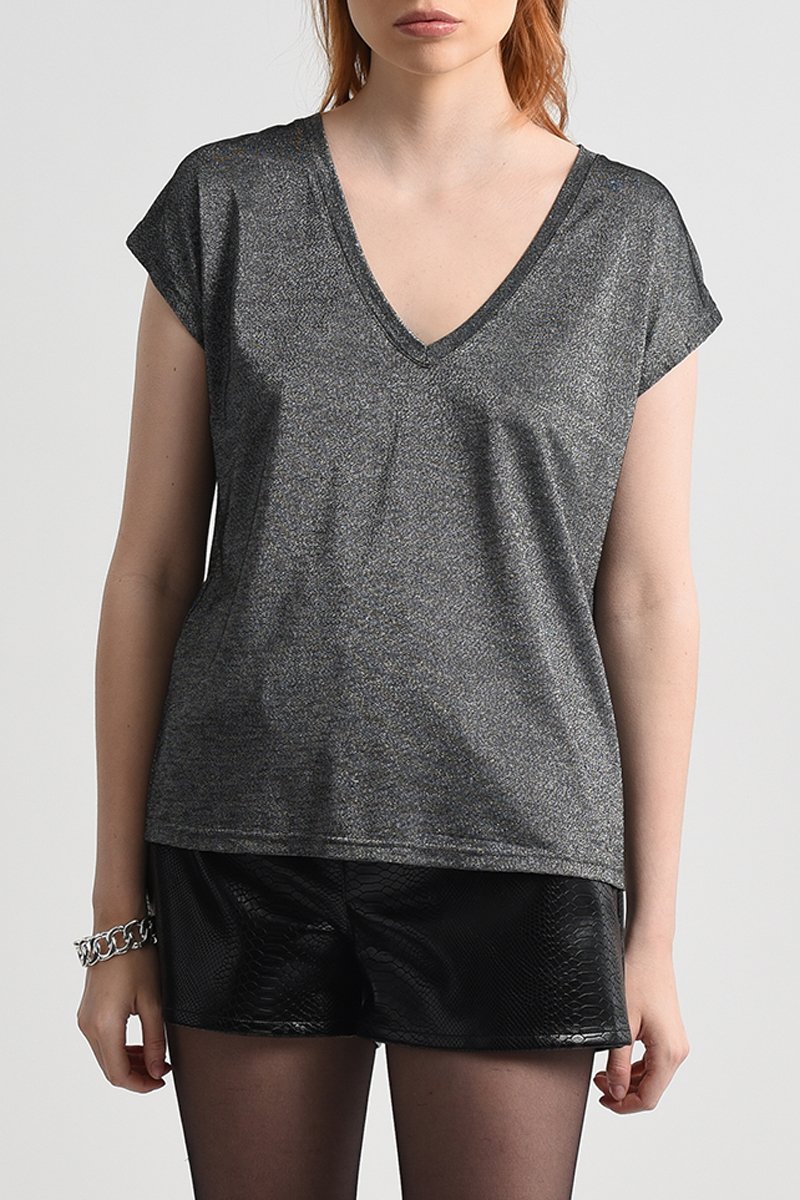 T-shirt Anthracite chiné - Molly Bracken