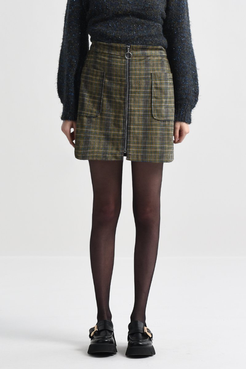 Minijupe Jaune et bleu clair - Molly Bracken