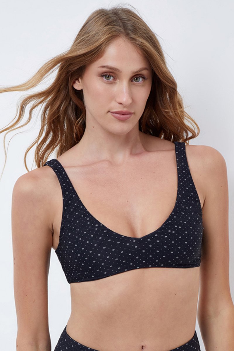 Haut de maillot Au Naturel Noir et blanc