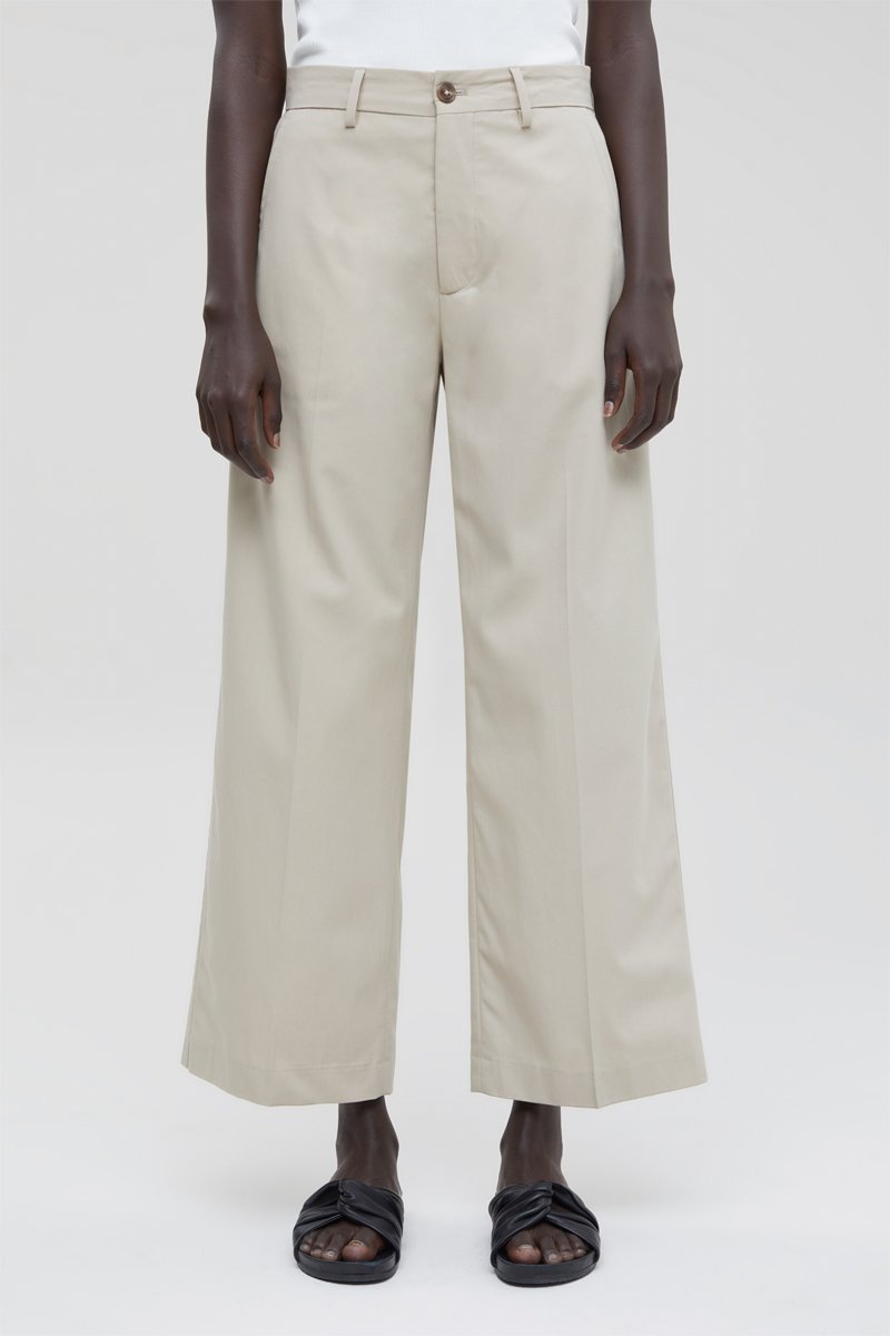 Pantalon relaxed - Beige