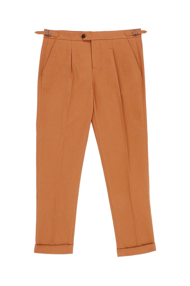 Pantalon droit Camel