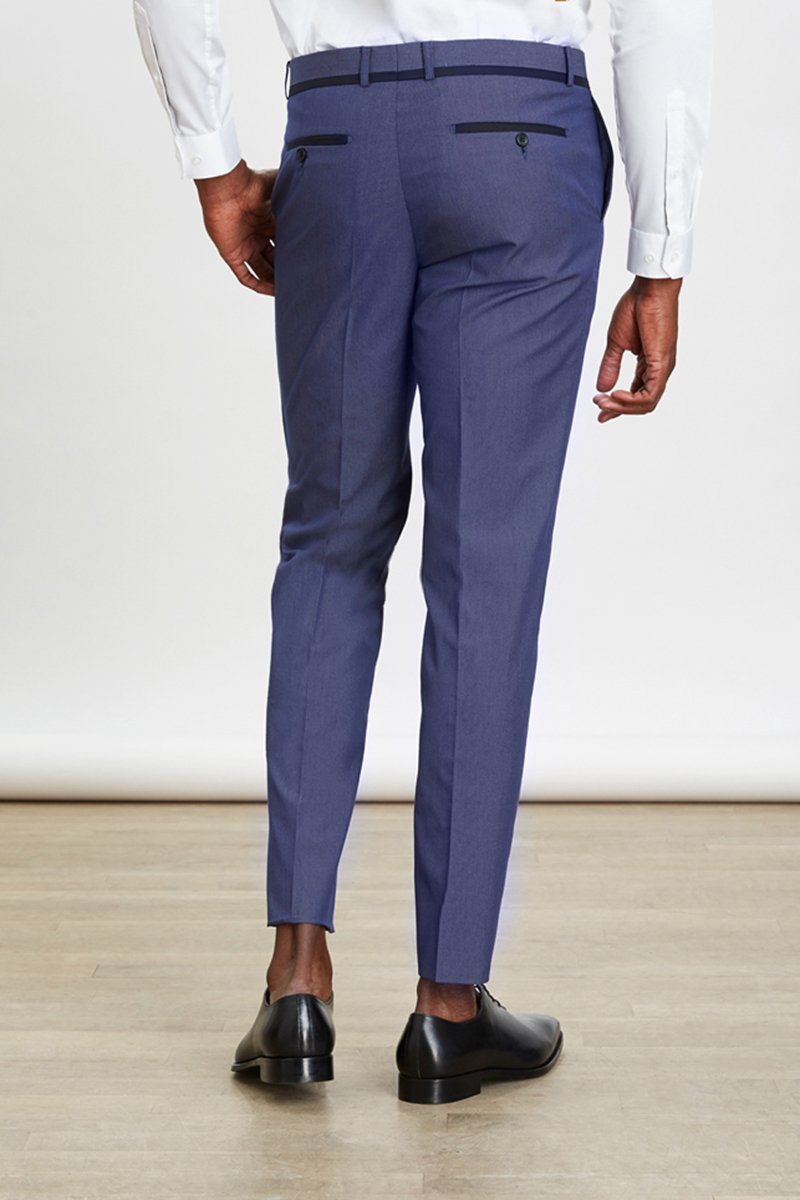 Pantalon droit Bleu