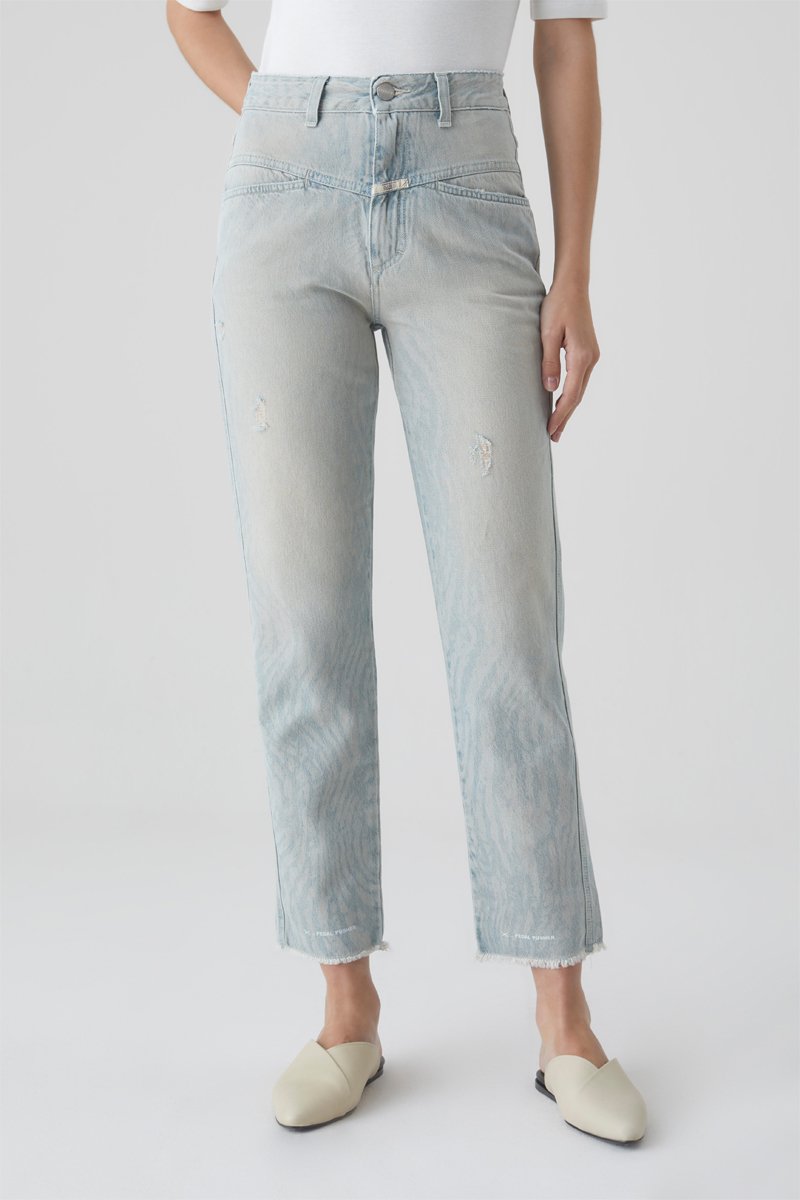 Jean en coton biologique - Bleu clair