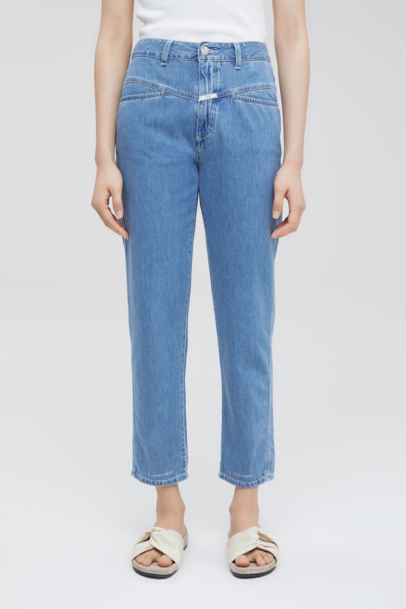 Jean en coton biologique - Bleu