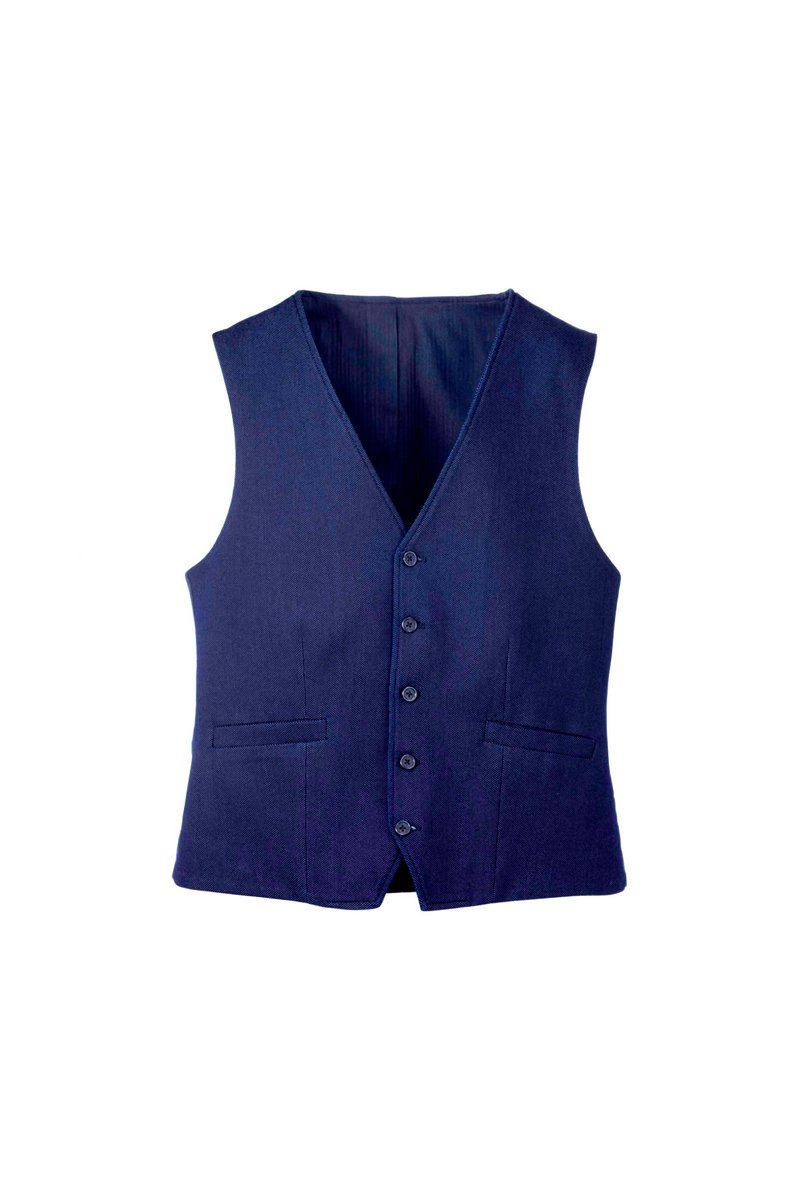 Gilet de costume Indigo