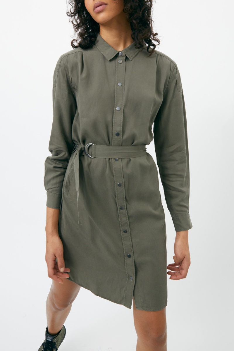 Robe chemise Vert - IKKS