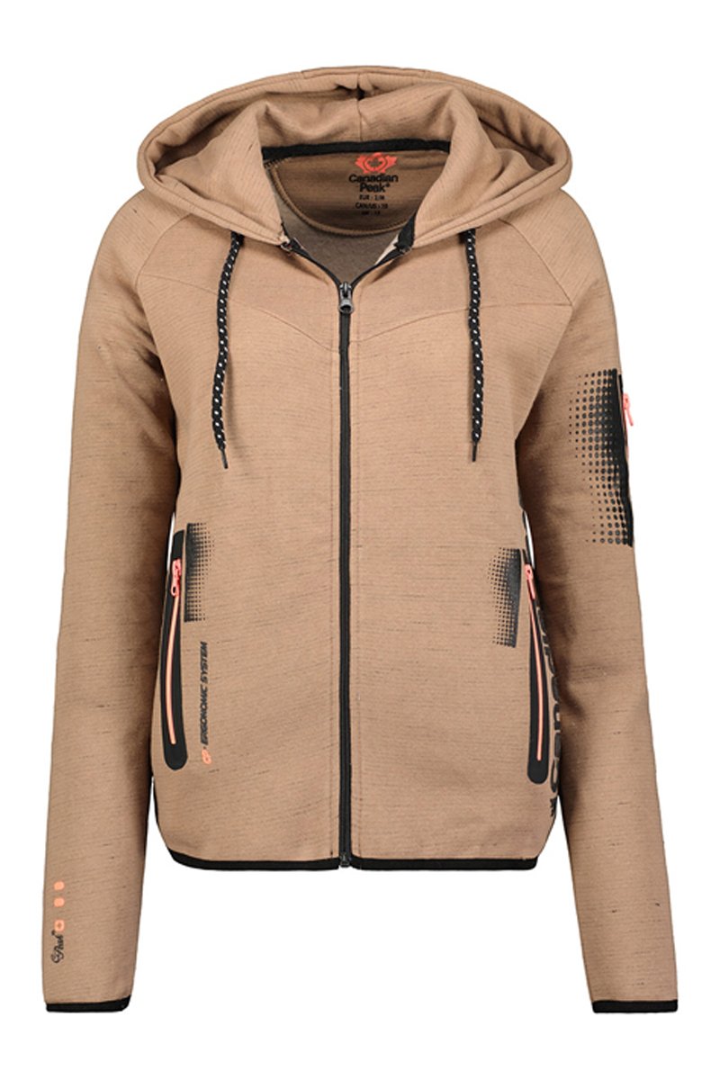 Sweat à capuche Fanatic Taupe