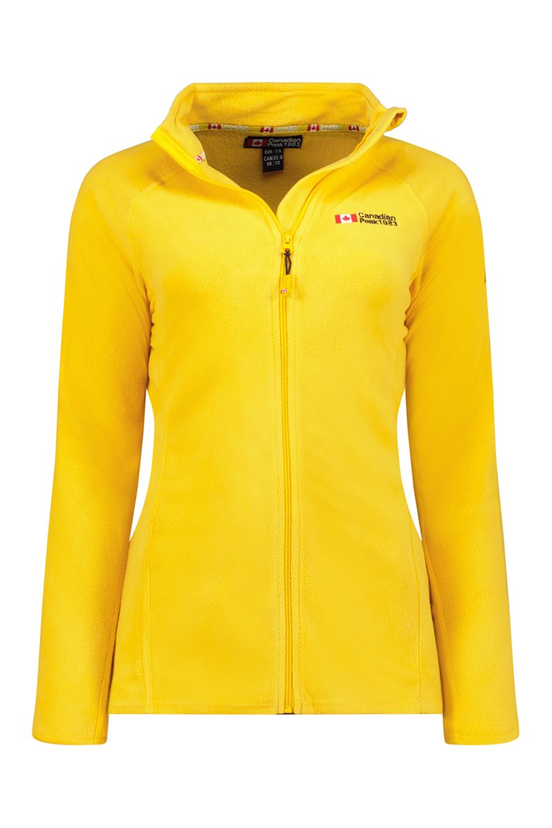 Veste polaire à capuche Tugeak Moutarde