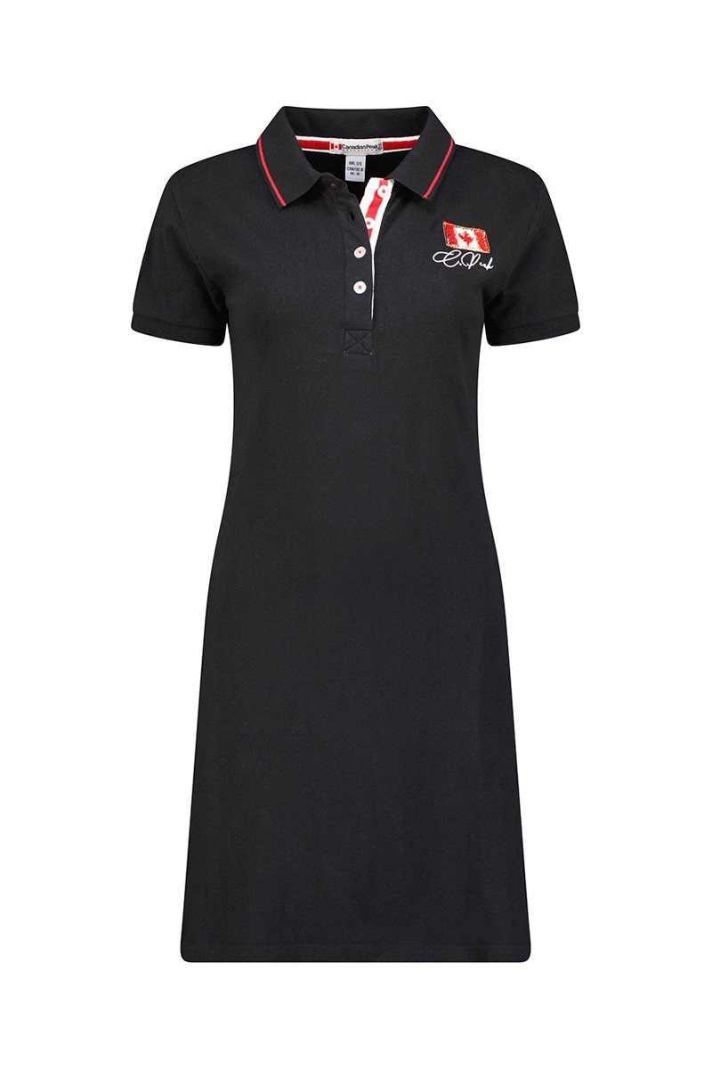 Robe polo Katcheak Noir