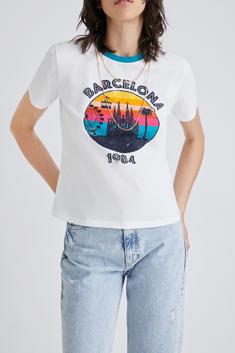 T-shirt Template - Blanc