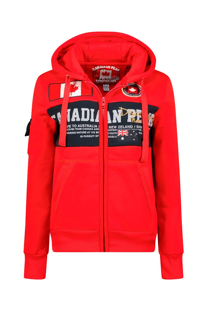 Sweat à capuche Fipeak Rouge