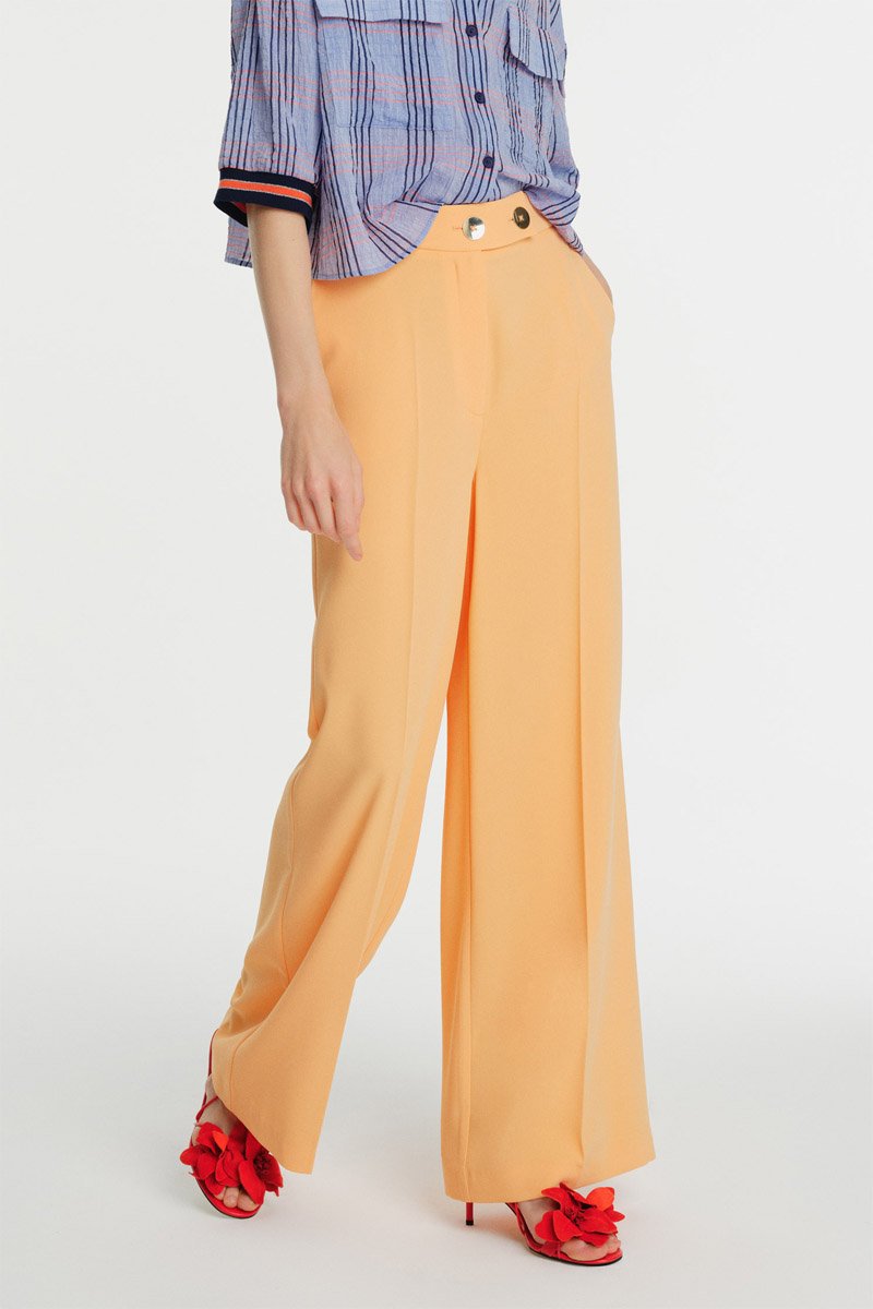Pantalon palazzo Orange