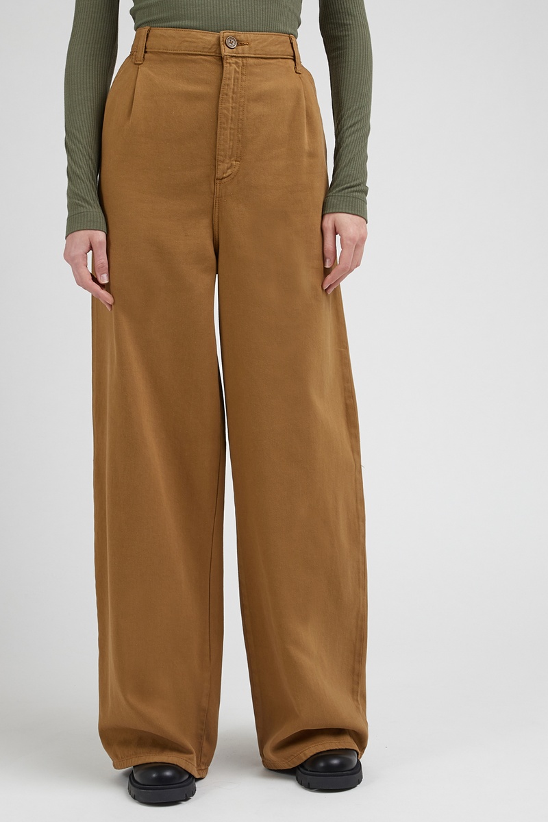 Chino relaxed Marron