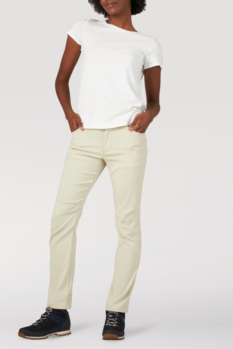 Pantalon slim Beige