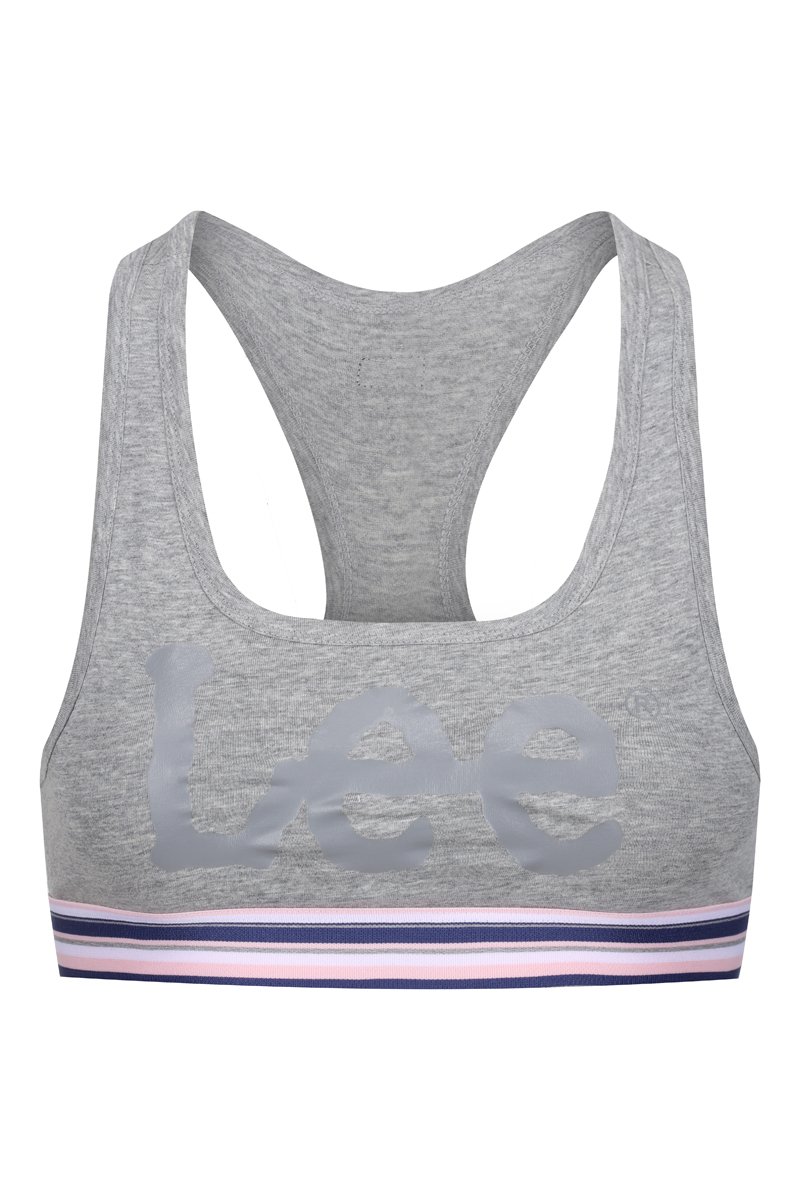 Brassière Gris clair chiné