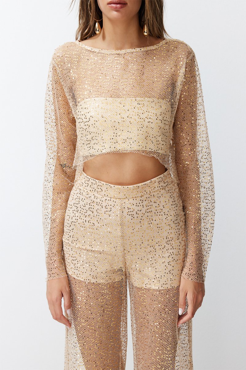 Crop top - Beige