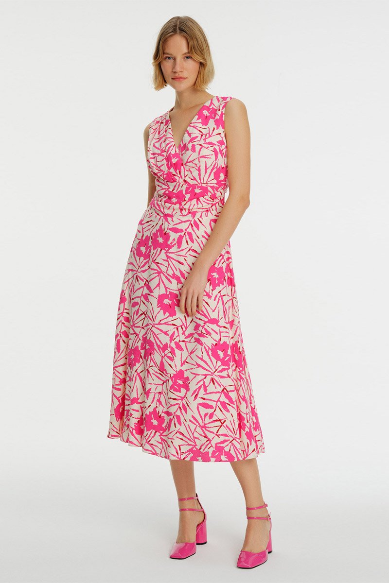 Robe midi Rose