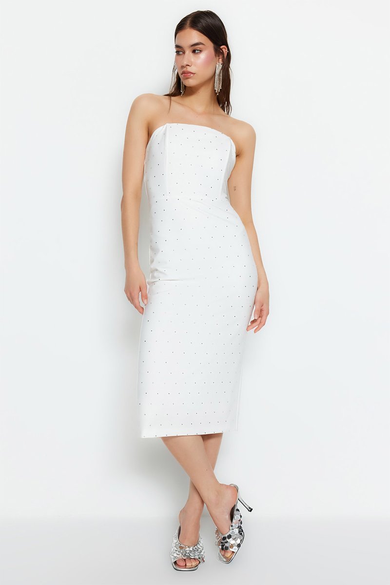 Robe de soirée Ecru