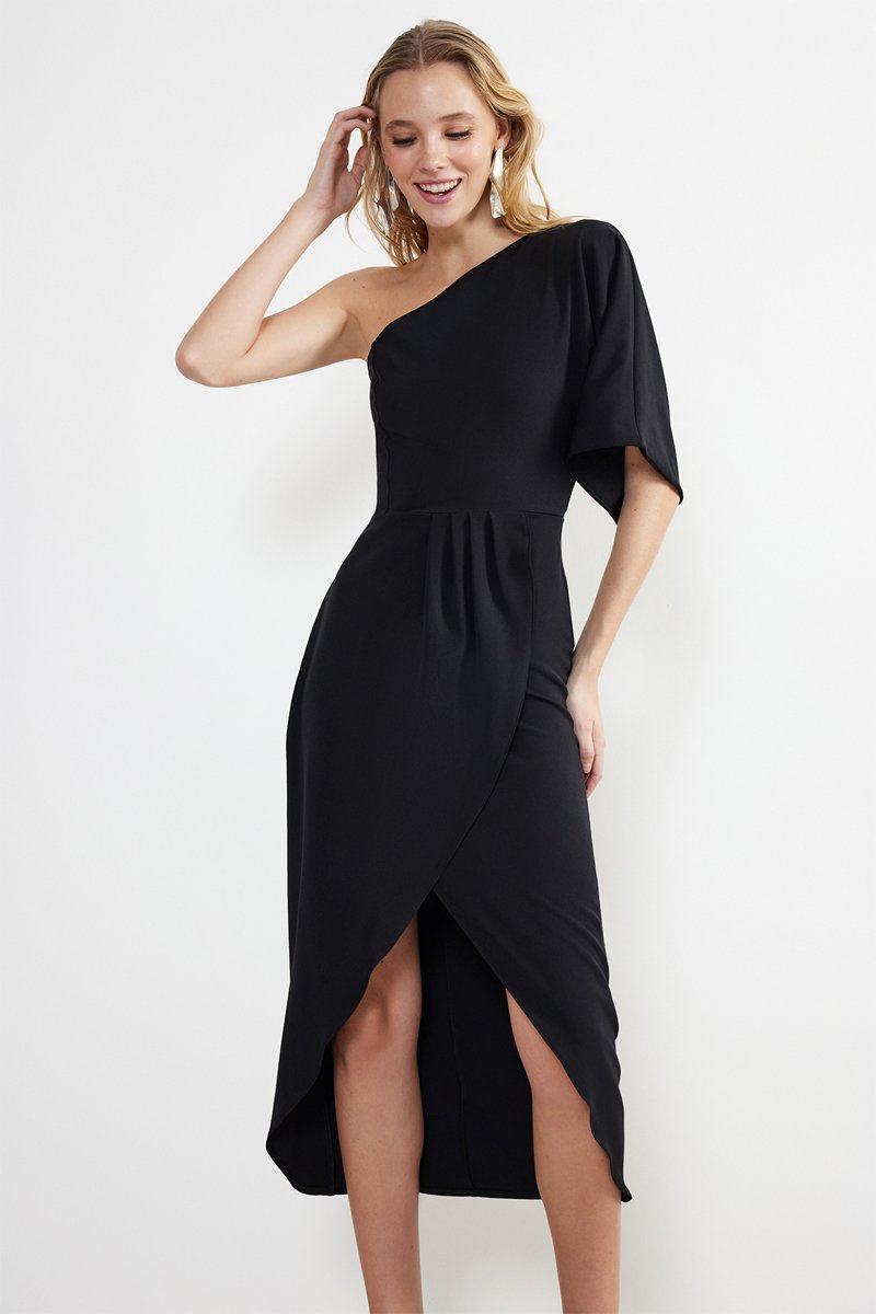 Robe asymétrique - Noir