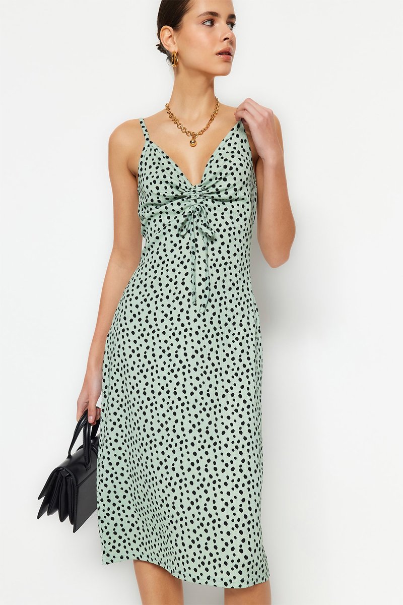 Robe midi - Vert d’eau