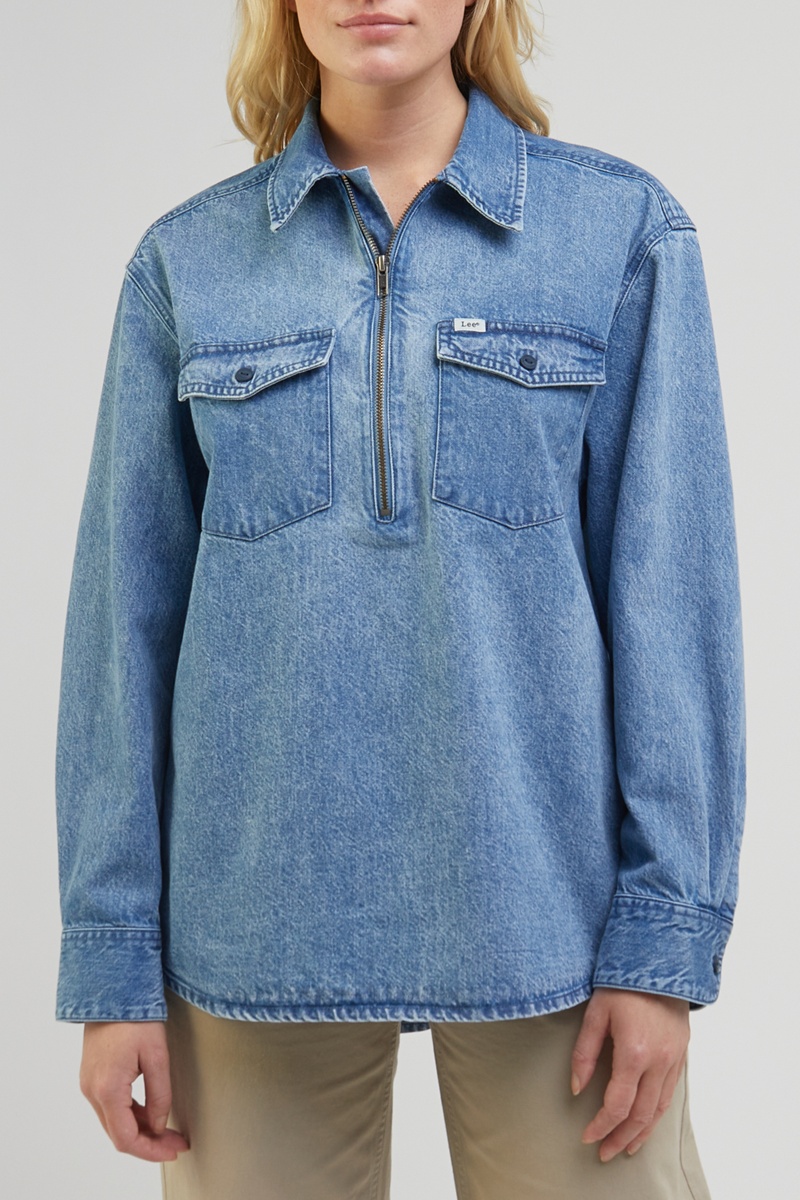 Chemise regular Bleu