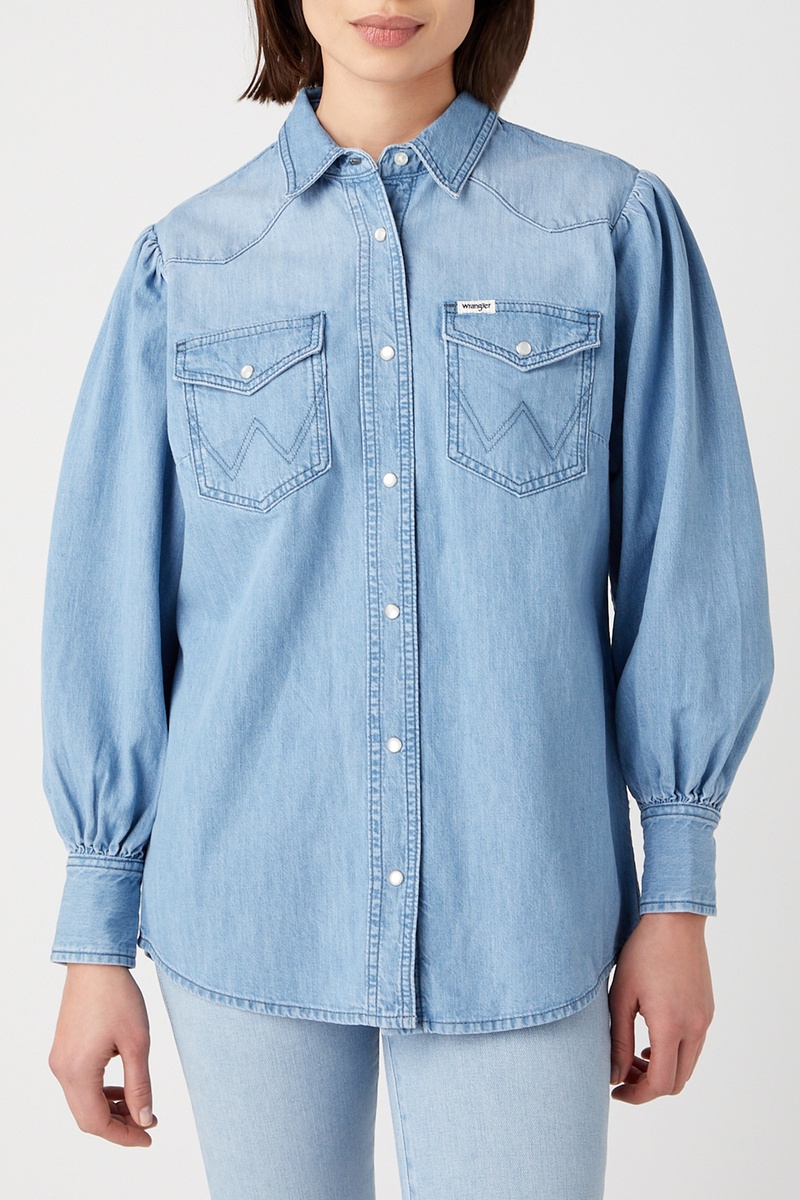 Chemise regular Bleu