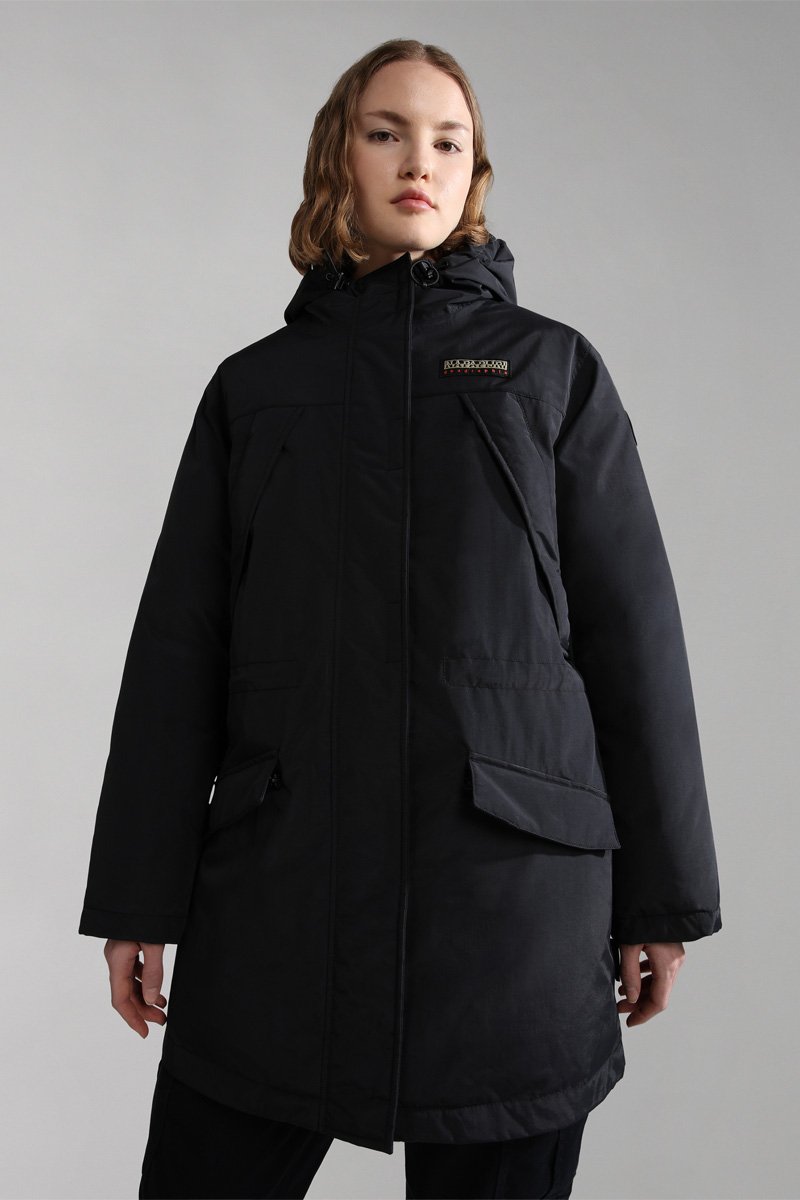 Parka à capuche Epoch Noir