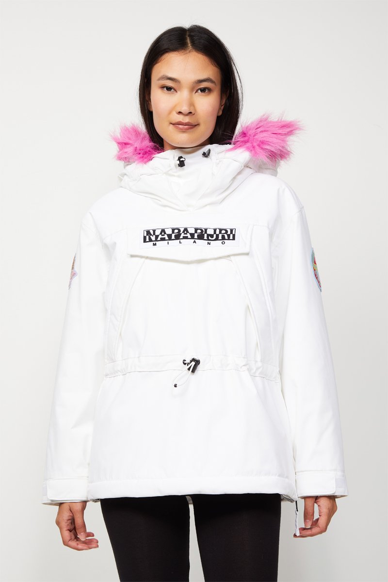Parka à capuche Skidoo Fiorucci Blanc