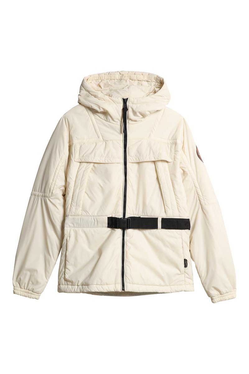 Coupe-vent à capuche Circular Skidoo Ivoire