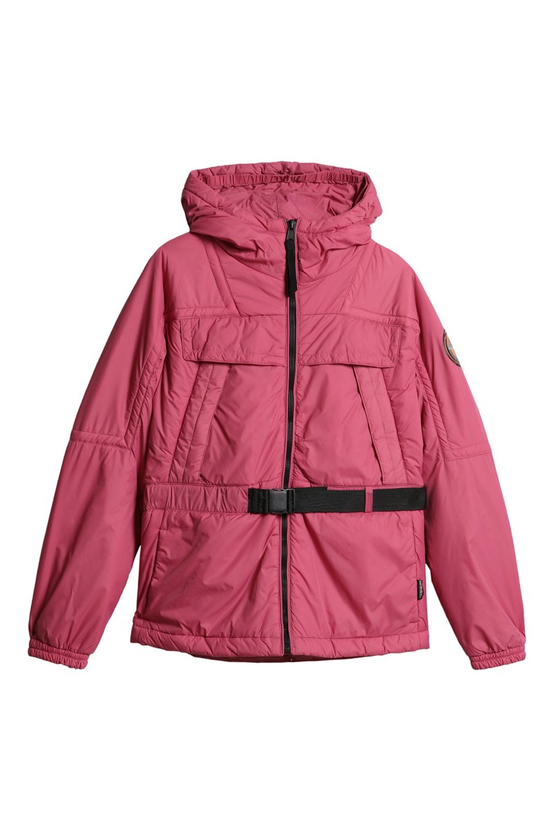 Coupe-vent à capuche Circular Skidoo Fuchsia