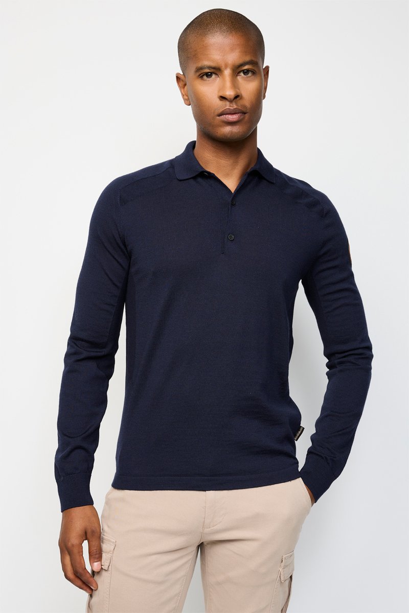 Polo D-Sami Bleu marine