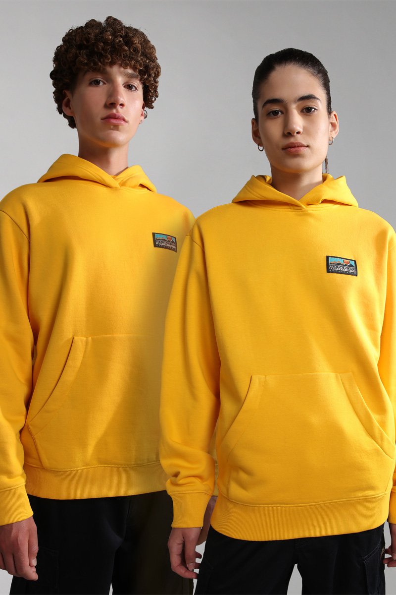 Sweat à capuche B-Freestyleye1 Jaune