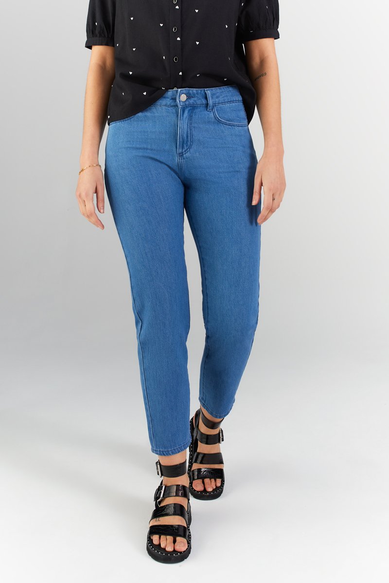 Jean boyfit Bleu - I.Code