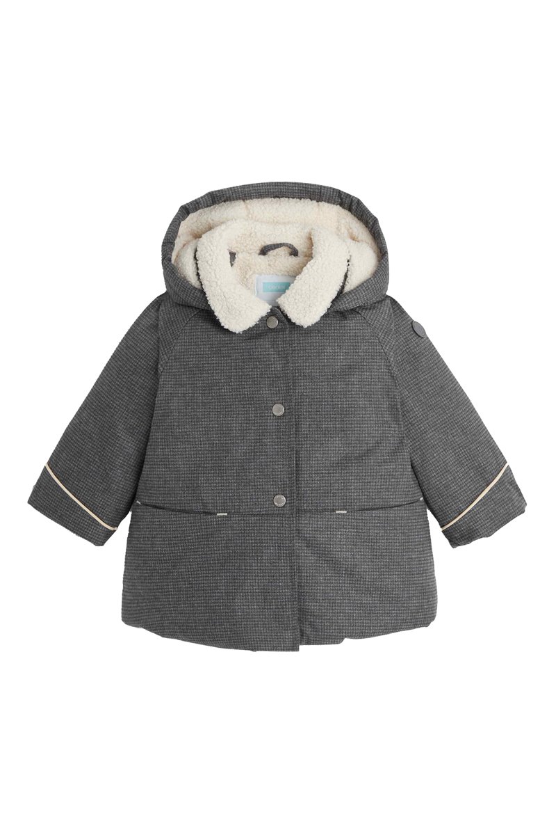 Manteau à capuche Gris - Obaïbi