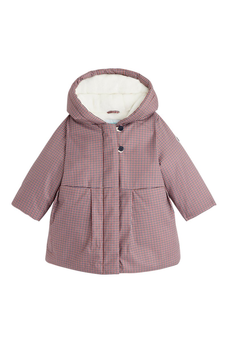 Parka à capuche Rouge et bleu marine - Obaïbi