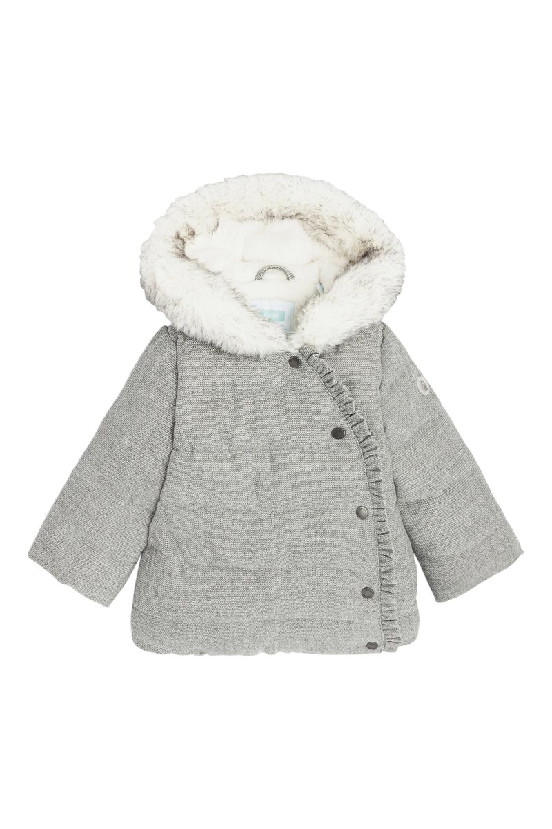 Veste à capuche Gris chiné - Obaïbi